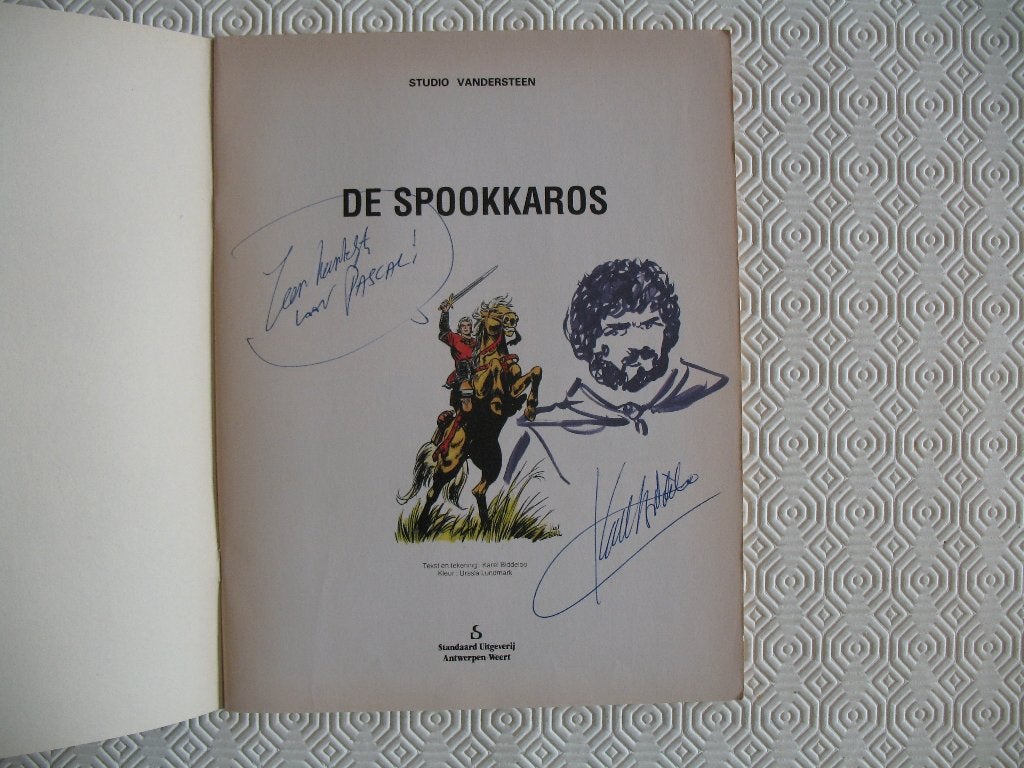 De Rode ridder, nr 133, met dedicace, 1ste druk, Eén stripboek, Ophalen of Verzenden, Zo goed als nieuw