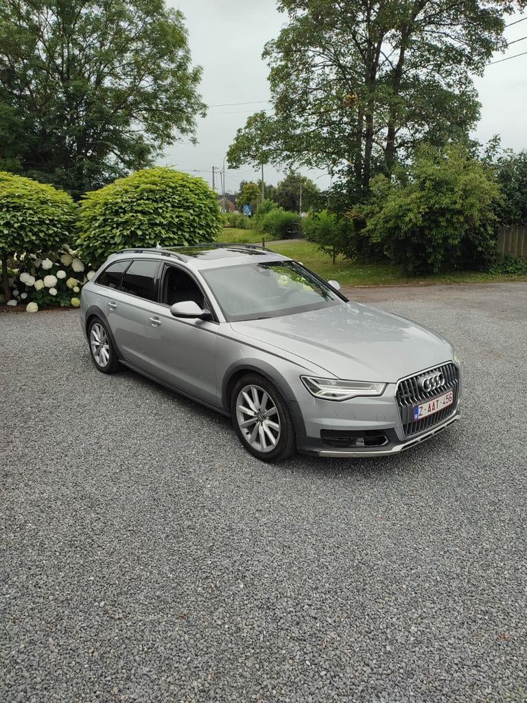 Audi a6 allroad 3.0 tdi 211cv 7/2015 full options, Autos, Cuir, Argent ou Gris, Achat, 2997 cm³