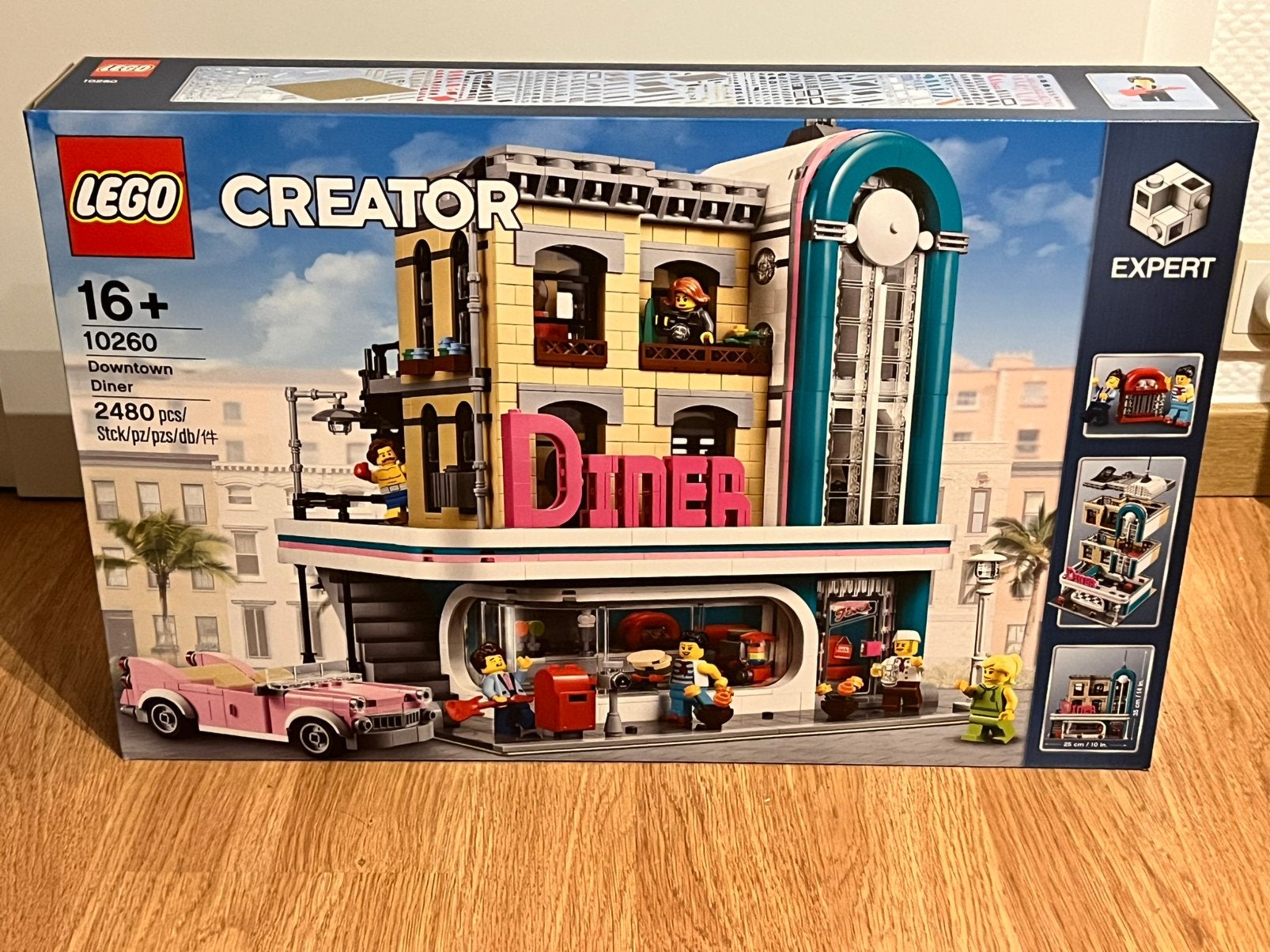 Lego creator 10260 Downtown Diner, Kinderen en Baby's, Ophalen, Zo goed als nieuw, Lego, Creator