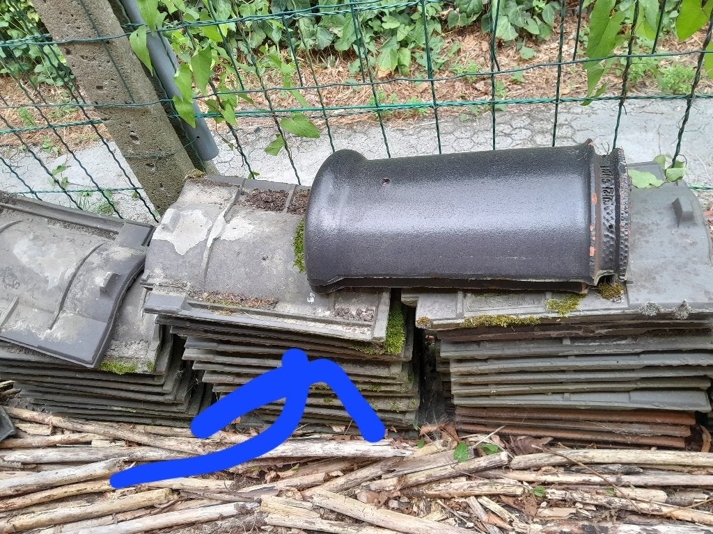dakpannen, Doe-het-zelf en Bouw, Ophalen, Dakpannen