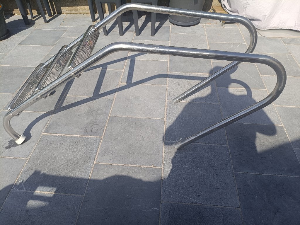 Echelle de piscine en inox, Jardin & Terrasse, Enlèvement, Utilisé, Échelle