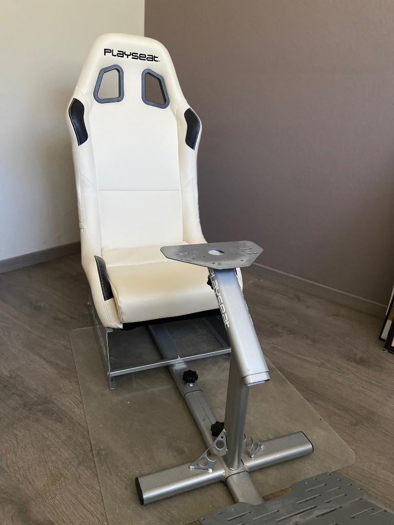 Playseat racestoel wit, Ophalen, Racestoel, PlayStation, Zo goed als nieuw