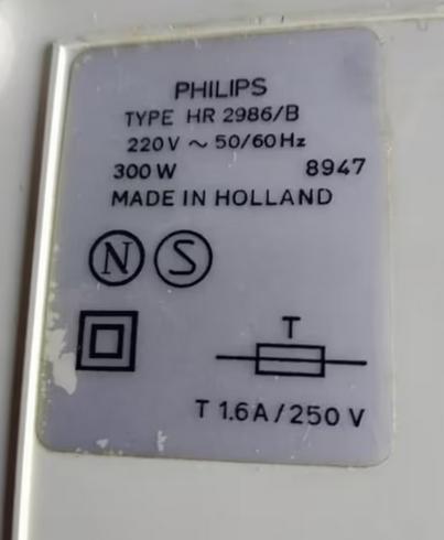 keukenrobot motor zonder accessoires philips  HR2986, Electroménager, Enlèvement, Comme neuf
