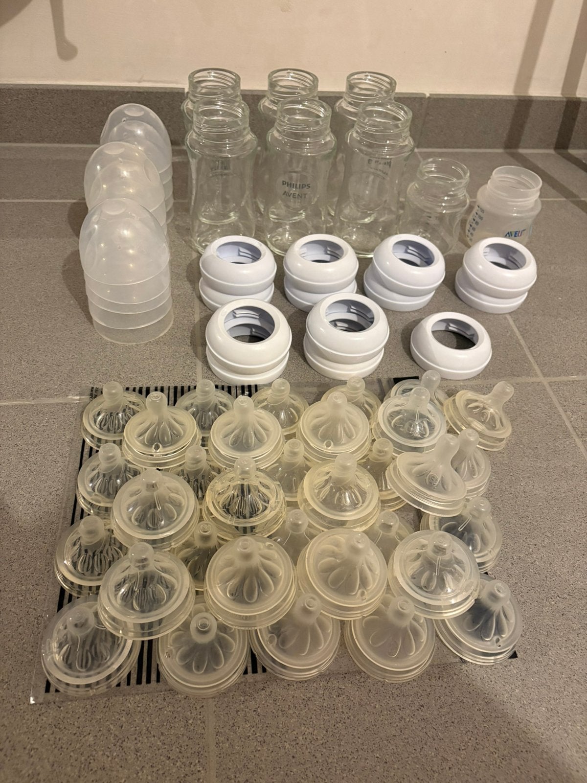 Avent papflessen glas, Ophalen, Zo goed als nieuw
