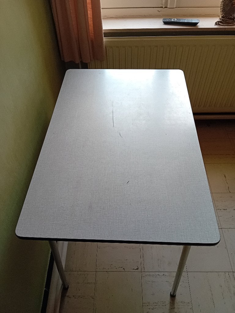 Retro tafel, Huis en Inrichting, Ophalen, Gebruikt, Vier personen, Rechthoekig