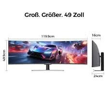 Lc widescreen monitor 49”, Informatique & Logiciels, Moniteurs, Enlèvement, Comme neuf, Gaming, VA