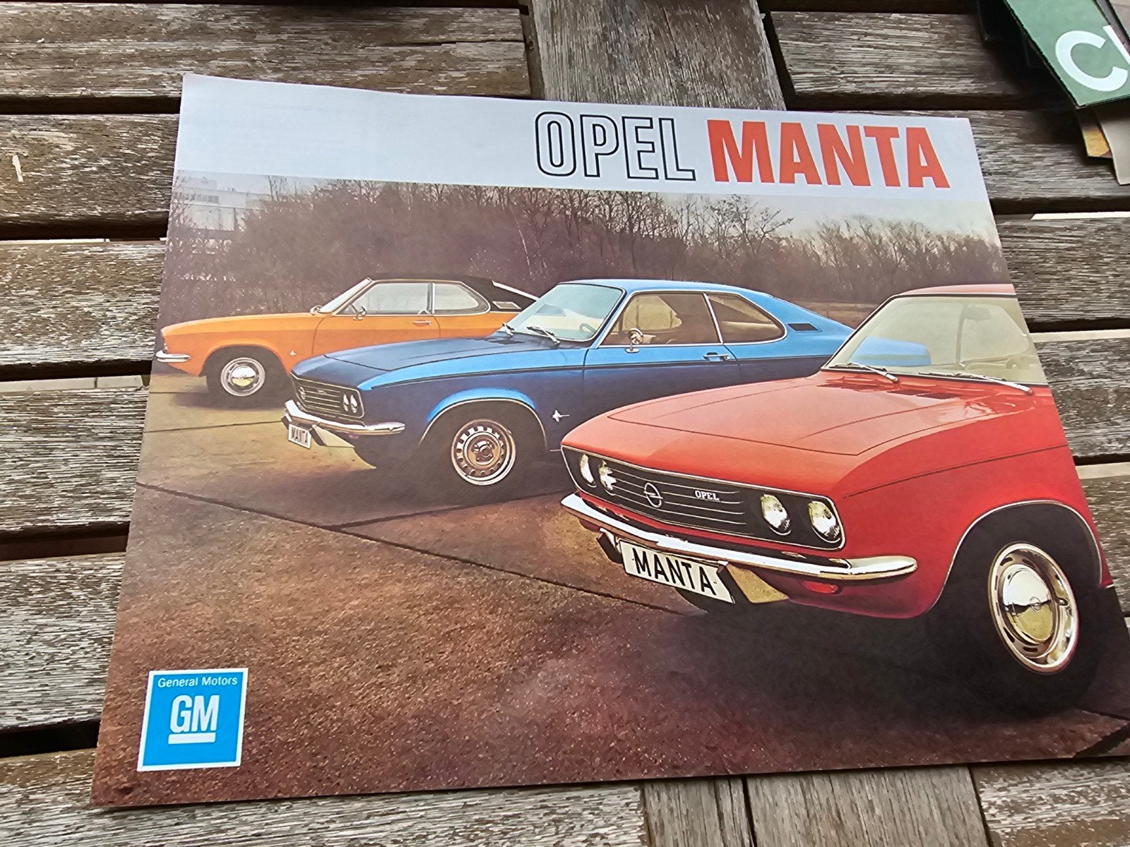 originele Nederlandse Opel Manta A brochure uit 1970., Verzamelen, Merken en Reclamevoorwerpen, Ophalen of Verzenden