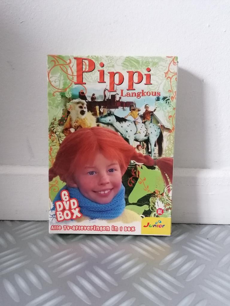 Pipi Langkous 6 DVD Box - Alle TV-afleveringen, Ophalen of Verzenden, Zo goed als nieuw, Boxset