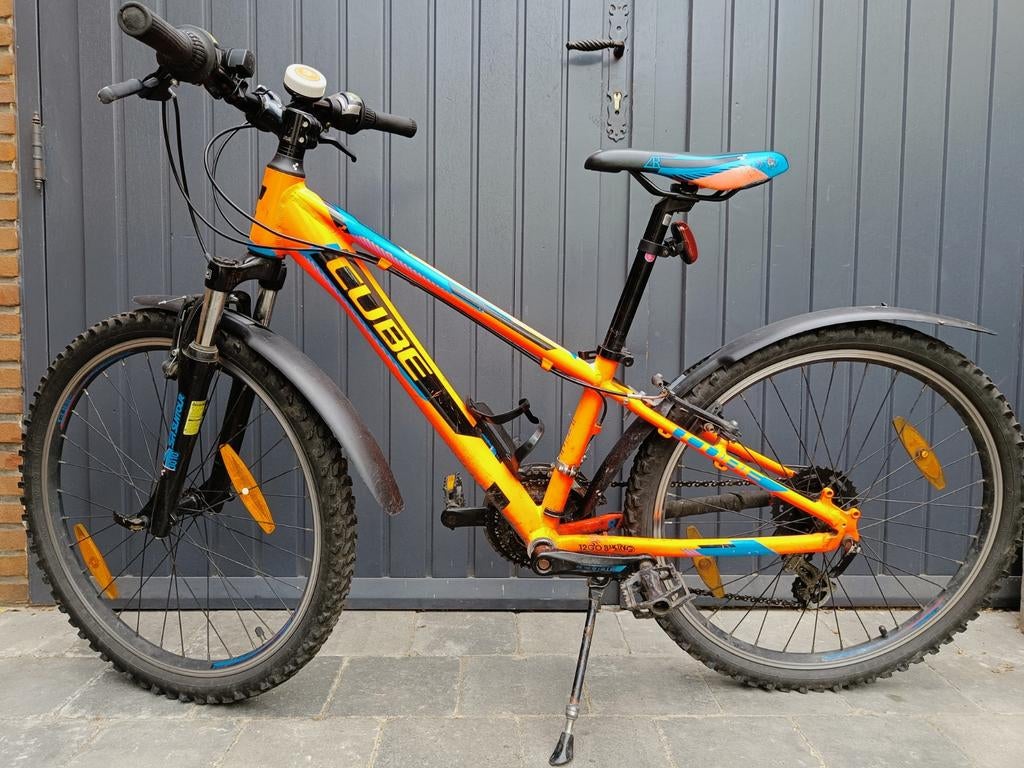 Fiets Cube oranje 24 inch, Gebruikt, Velgrem, Ophalen, Overige merken