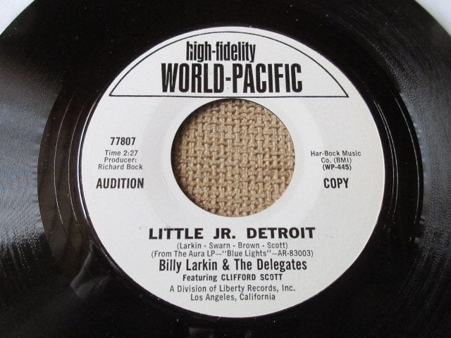 Billy Larkin &  Delegates – Little Mama / Little Jr. Detroit, Gebruikt, 7 inch, Originele persing, Ophalen of Verzenden