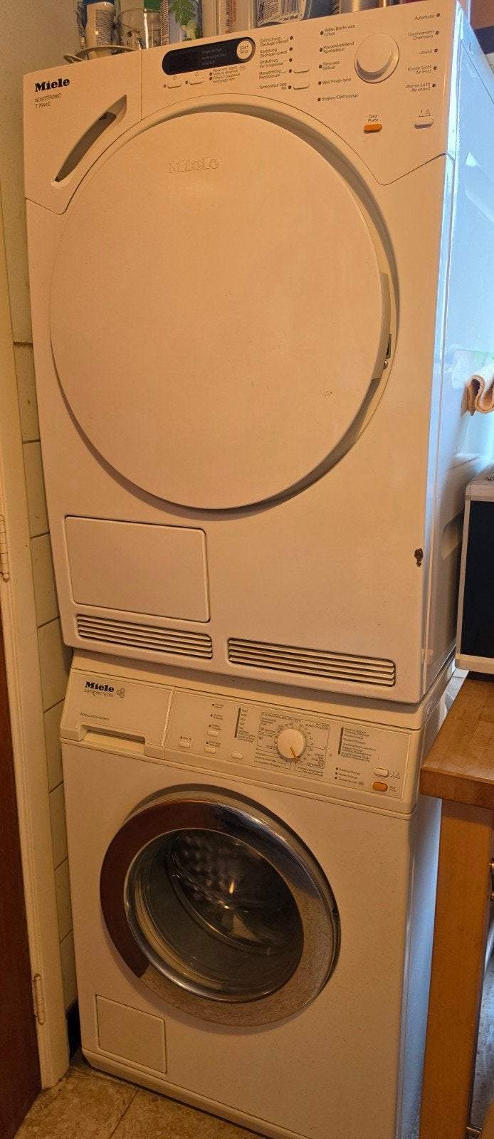 Machine à laver et à sécher Miele, Enlèvement