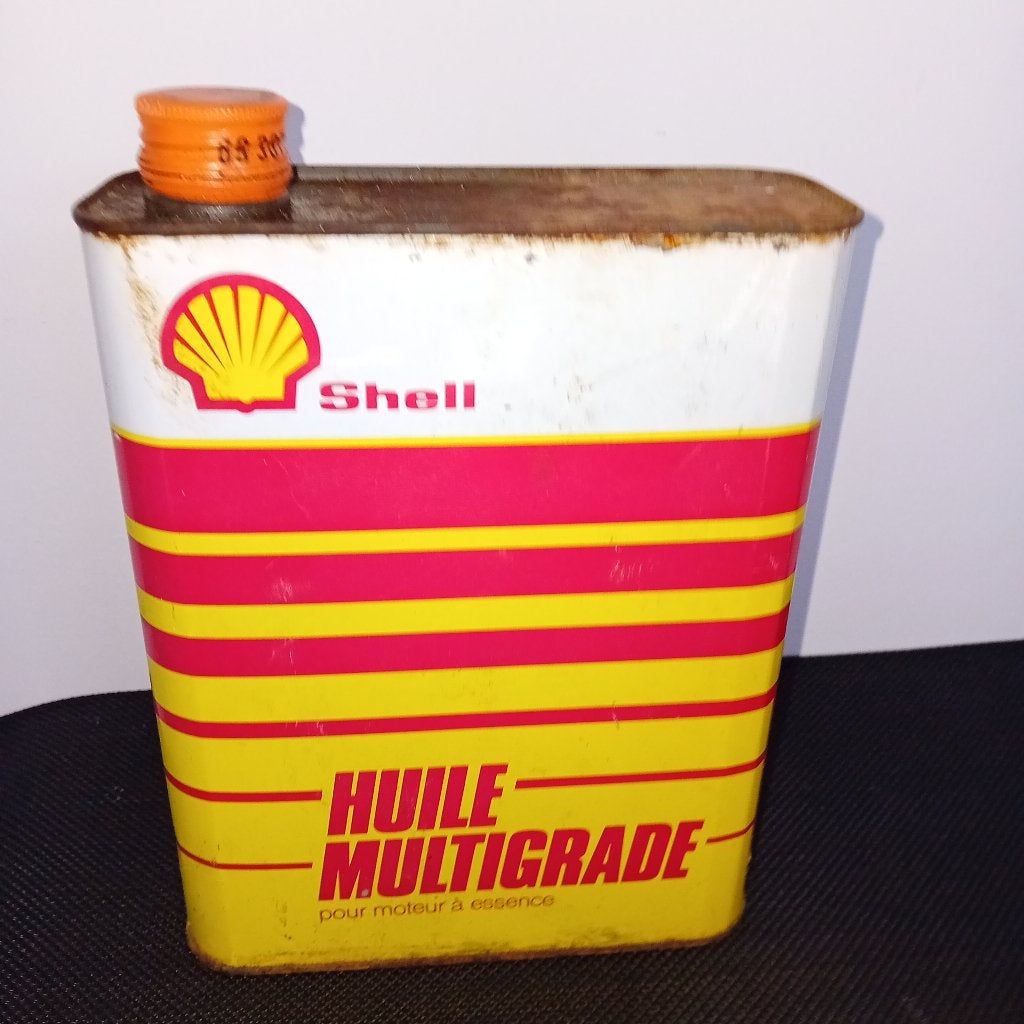 Bidon d'huile multigrade Vintage Shell, Enlèvement ou Envoi, Utilisé