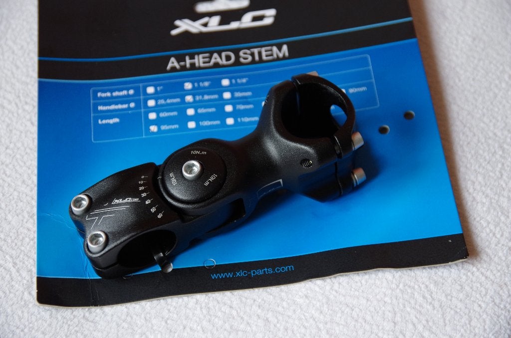 Tige XLC à tête en A, 1 1/8 «, 31,8 mm, 95 mm, Vélos & Vélomoteurs, Neuf, Mountainbike, Aluminium, Xlc