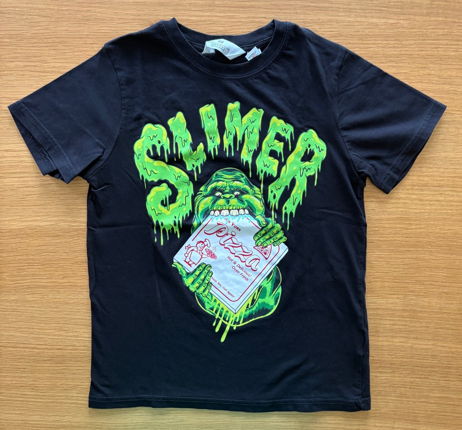 T-shirt noir Ghostbuster / Bouff tout - 11 ans - 5€, Enlèvement ou Envoi, Comme neuf, Garçon