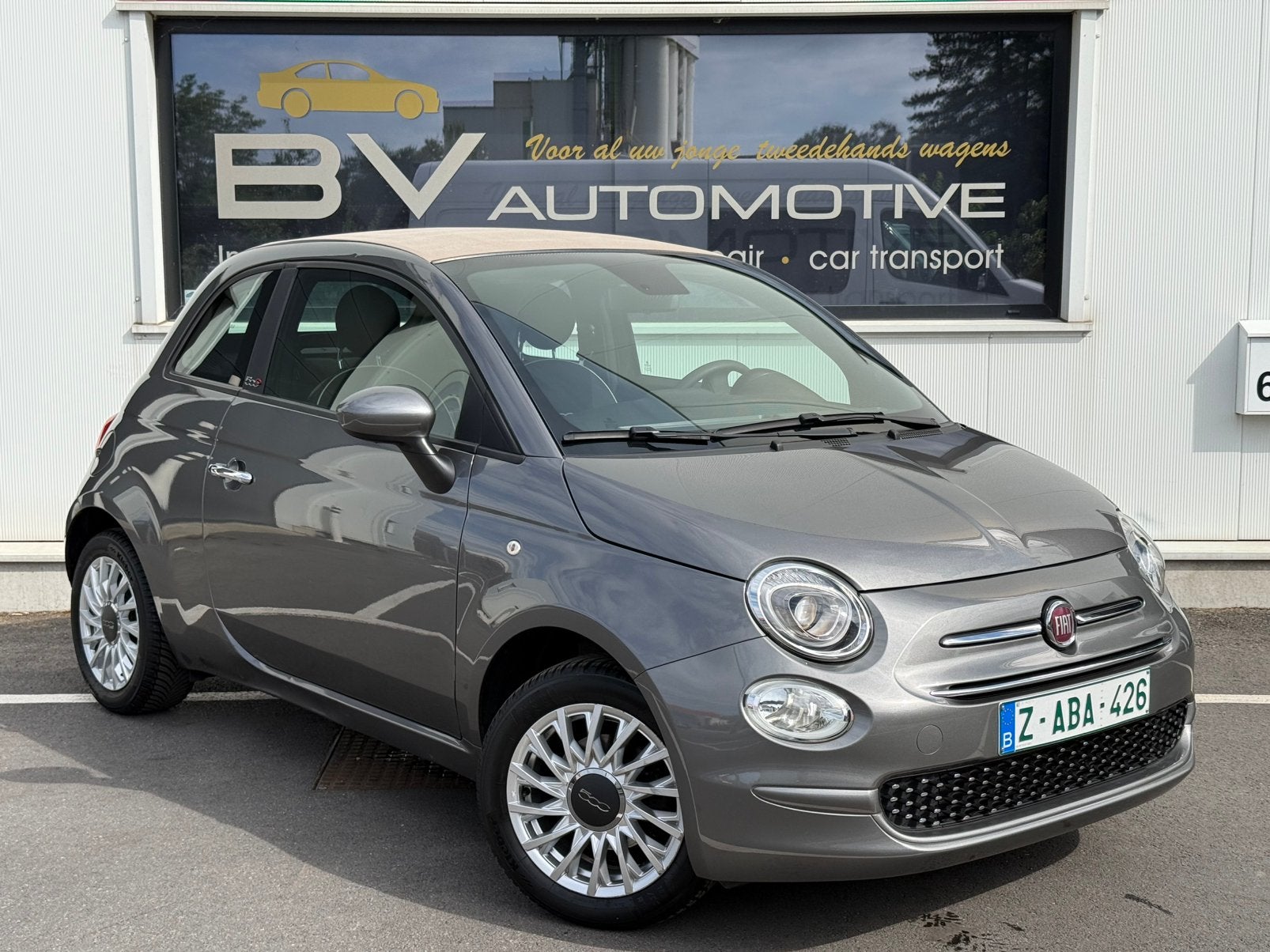 FIAT 500C HYBRID CABRIO - CARPLAY - CRUISECONTROL - PDC, Auto's, Fiat, Voorwielaandrijving, 4 zetels, https://public.car-pass.be/vhr/95c772a0-6715-4a55-973c-e3224be2ae6f