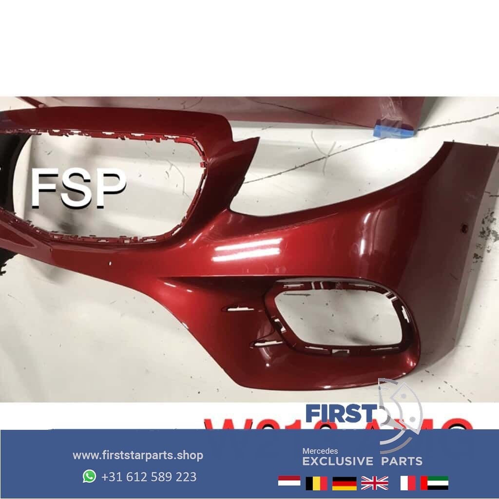 W213 E Klasse AMG Voorbumper 2016-2019 rood origineel Merced, Gebruikt, -, Voor, Ophalen of Verzenden