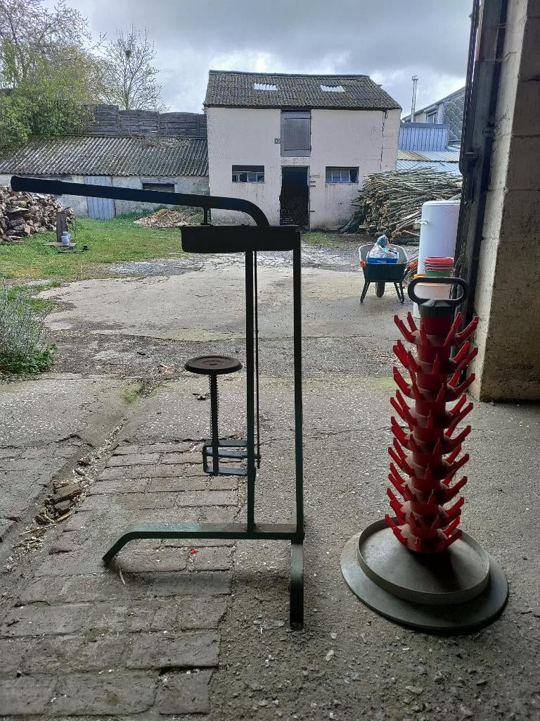 Bouchonneuse et égouttoir, Enlèvement, Utilisé
