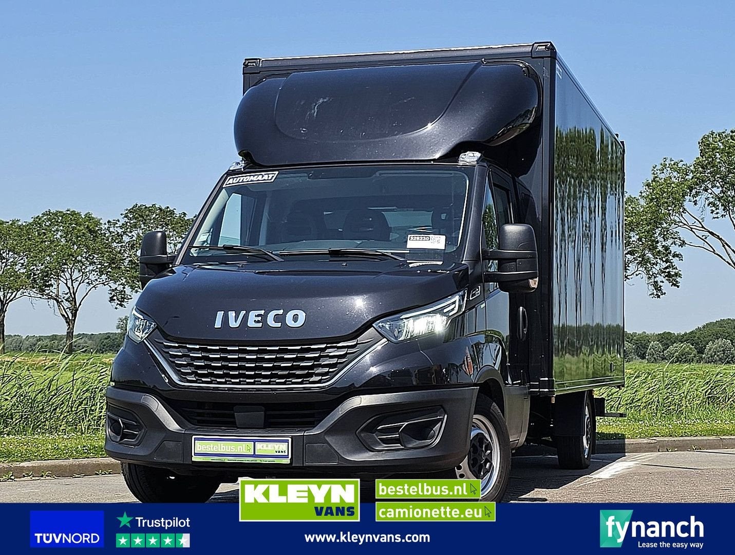 Iveco DAILY 35S18 Bakwagen Deuren 3.0L, Auto's, Automaat, Iveco, Zwart, Bedrijf