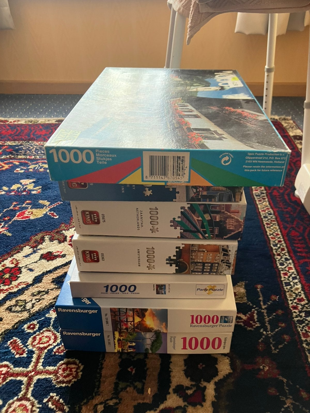 In hele goede staat 28 stuks puzzels ook ravensburger, Ophalen, Zo goed als nieuw