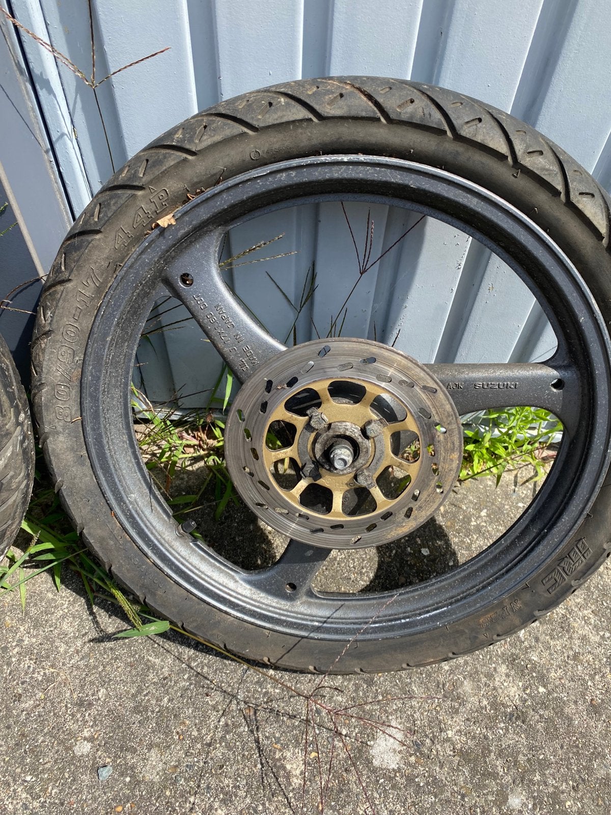 Suzuki rg50 velgen, Ophalen