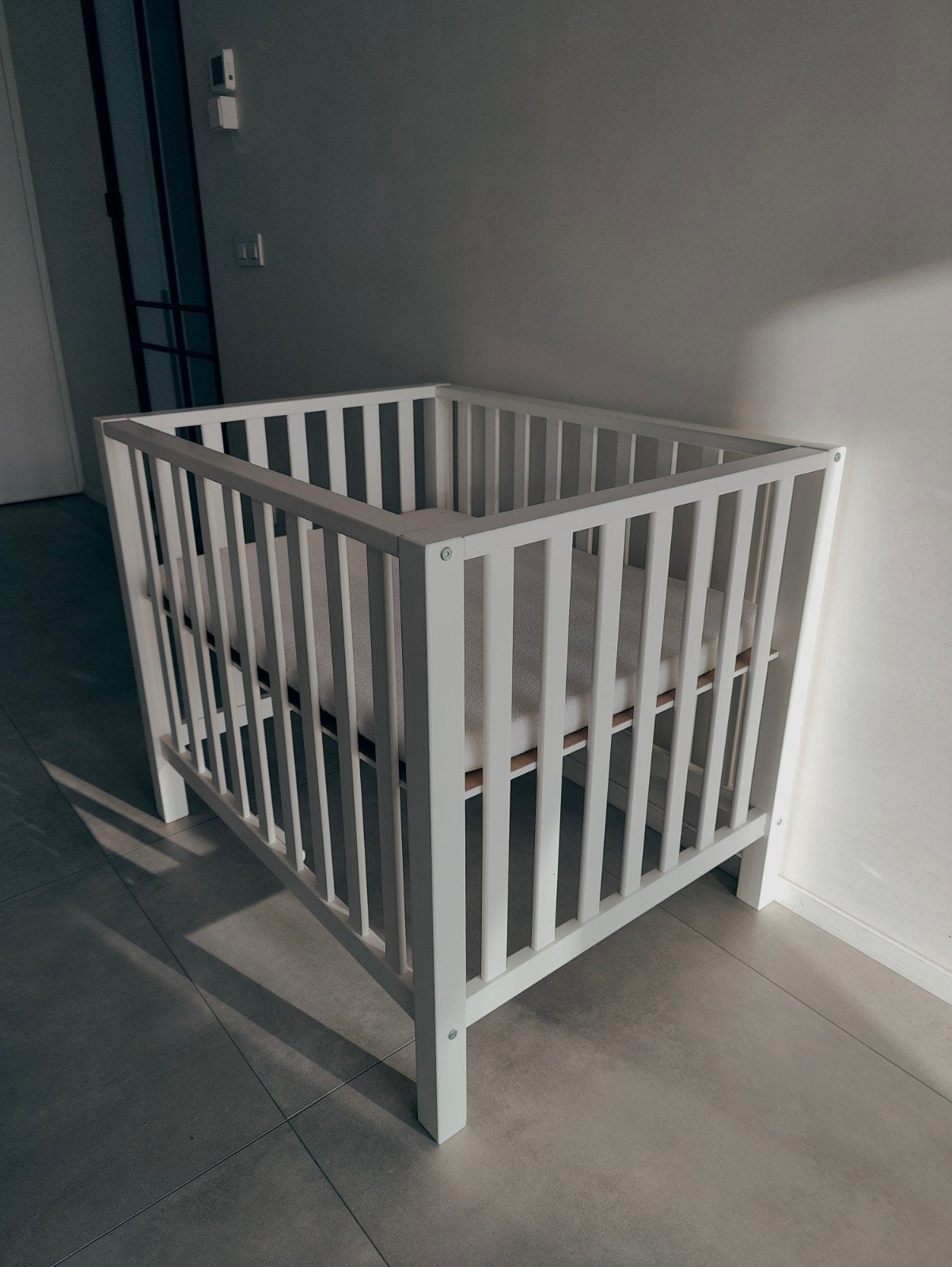 Babypark, Kinderen en Baby's, Babyparken, Ophalen, Zo goed als nieuw, Rechthoekig, In hoogte verstelbaar
