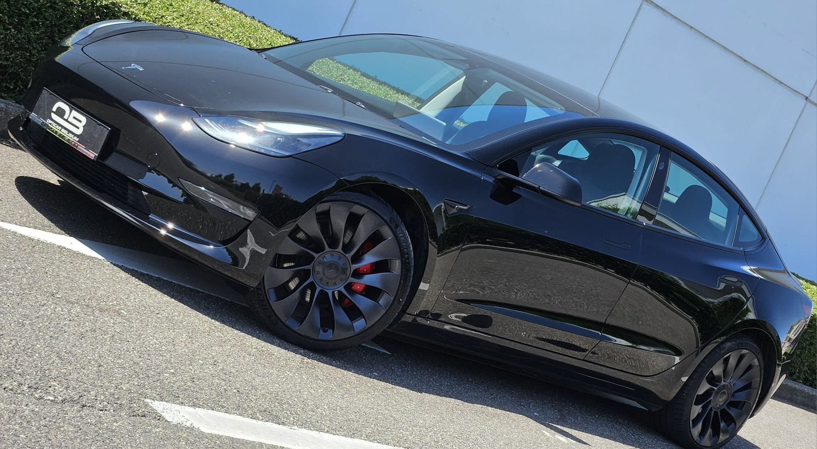 *** Tesla 3 Performance - 513 pk - 08/2023 - BTW - 1 eigen**, Auto's, Zwart, Zwart, Leder, 5 zetels