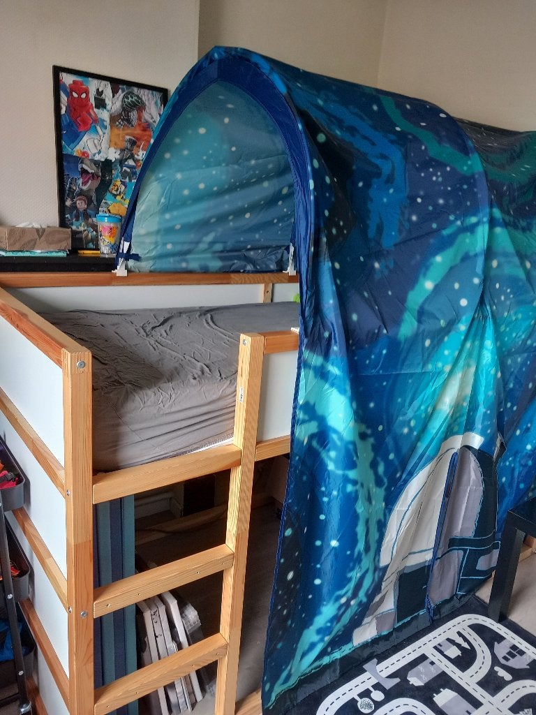Bedtent voor Kura ruimte, Enlèvement, Utilisé, Lit mi-hauteur mezzanine