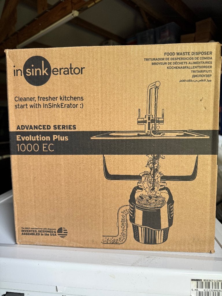 insinkerator Voedselrestenvermaler Evolution Plus 1000 EC-2A, Ophalen of Verzenden, Gebruikt, Reinigen