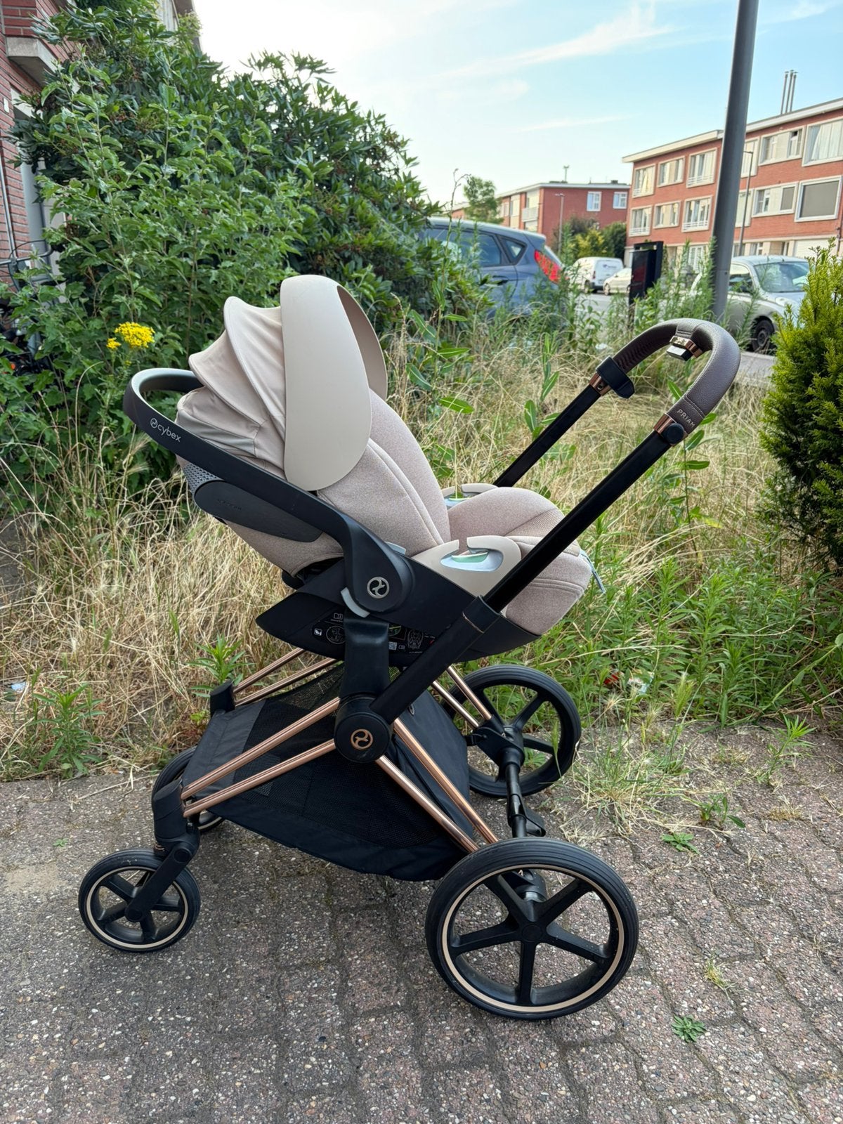 Cybex Priam rosegold hele set, Enfants & Bébés, Poussettes & Combinaisons, Enlèvement, Comme neuf, Poussette, Autres marques