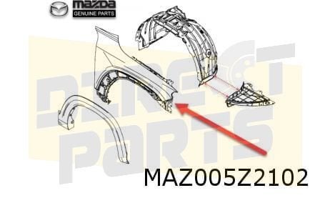 Mazda MX-30 (7/20-) voorscherm Rechts Origineel! DN4E52111, Neuf, -, -, Garde-boue