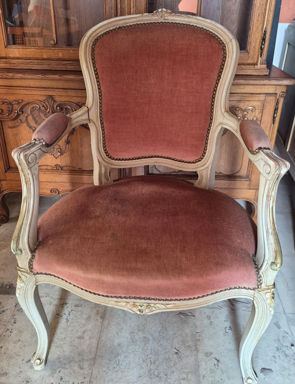 vintage stoel, Ophalen