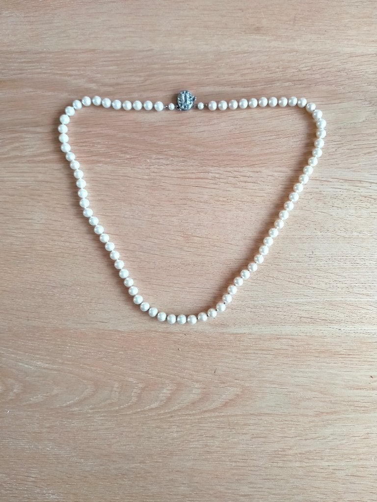 Parelsnoer, Bijoux, Sacs & Beauté, Colliers, Enlèvement ou Envoi, Utilisé, Autres couleurs, Autres matériaux