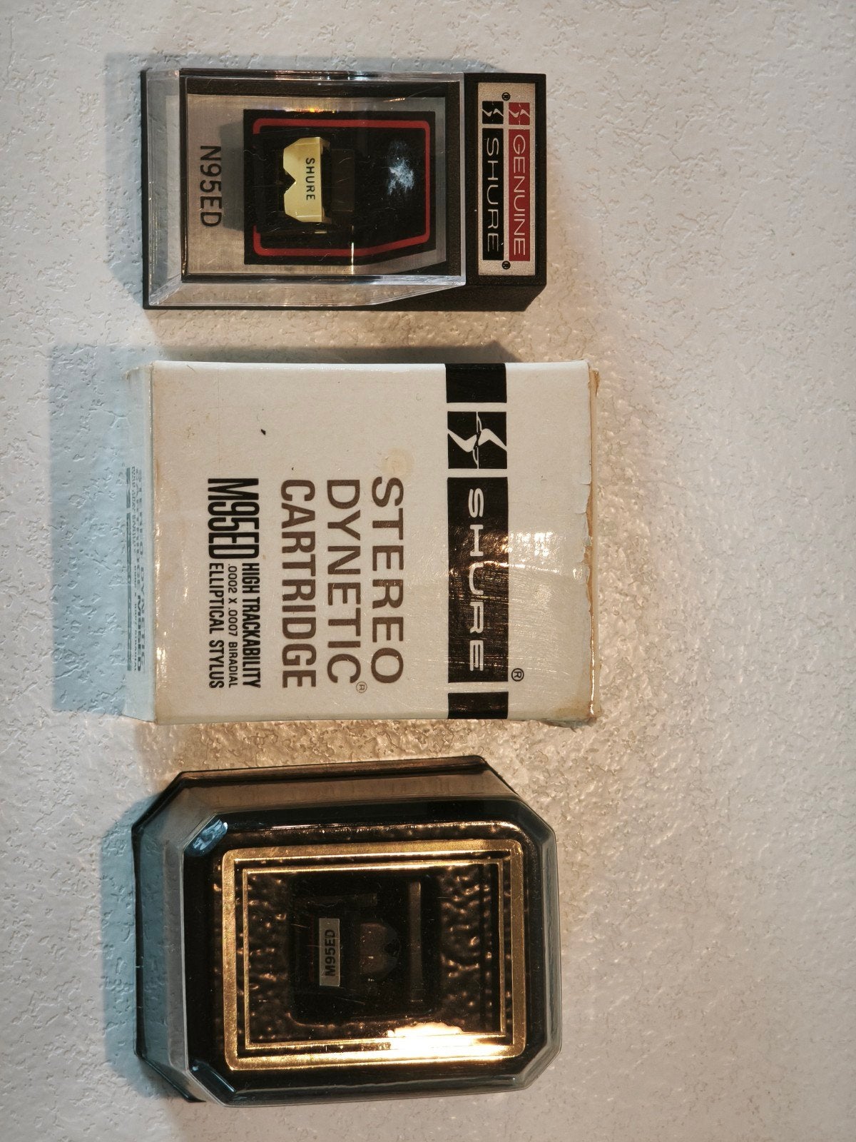 Vintage Shure M95ED naald + cardridge set, Overige merken, Automatisch, Ophalen of Verzenden, Zo goed als nieuw