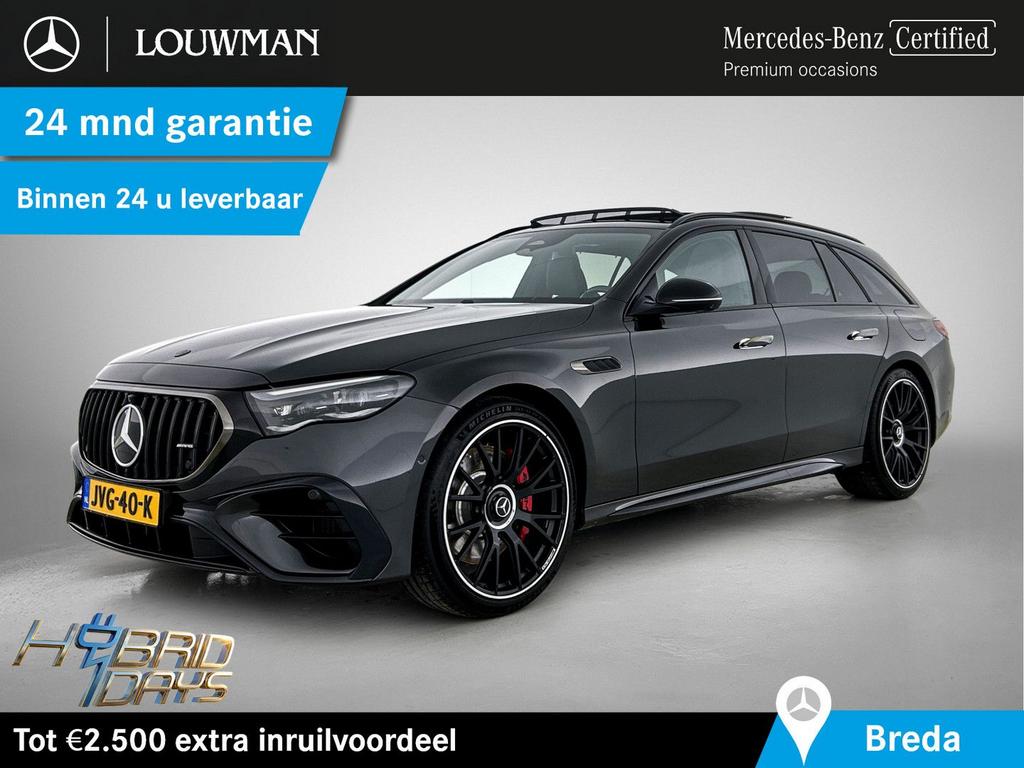 Mercedes-Benz E 53 AMG Estate Mercedes-AMG 4MATIC+ | AMG DYN, Auto's, Automaat, Zwart, Break, Hybride Elektrisch/Benzine