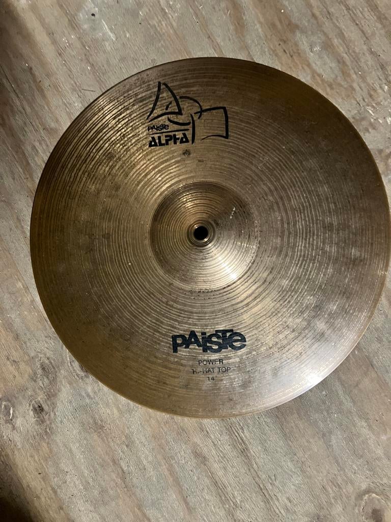Chapeau Alpha Hi Paiste de 14 po, Musique & Instruments, Enlèvement ou Envoi, Utilisé