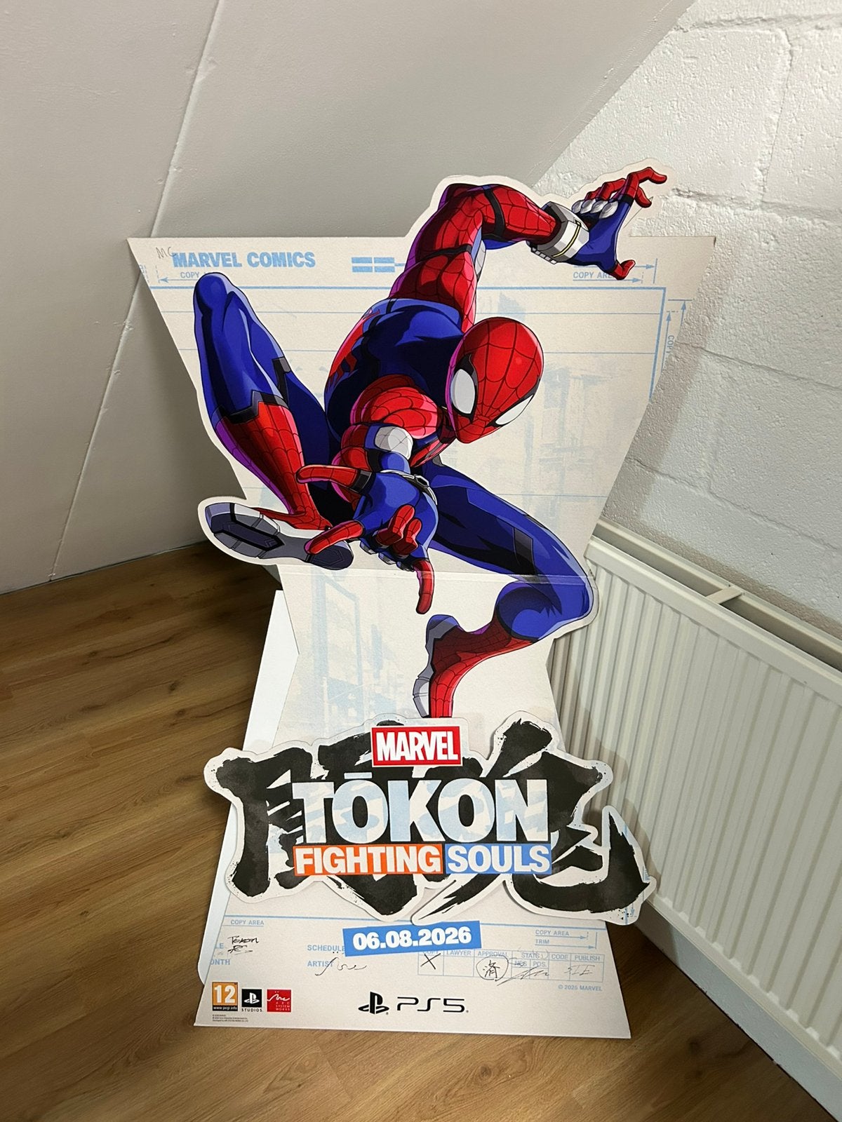 Unieke Marvel Spider-Man PS5 Promo Display Zeldzaam, Games en Spelcomputers, Ophalen, Nieuw, Platform