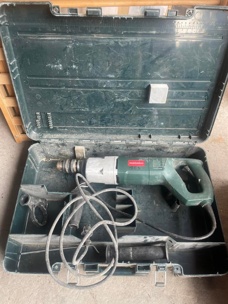metaalboormachine Metabo BDE1100, Variabele snelheid, Ophalen, Boormachine, Gebruikt