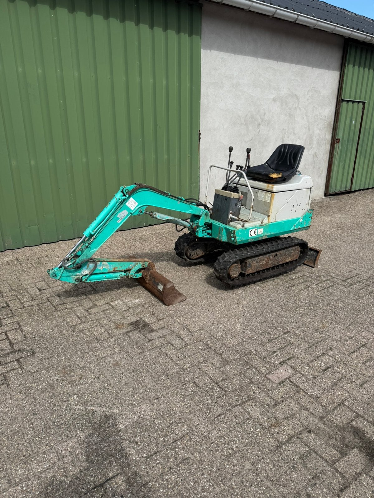 Minigraver ihi, 2 bakken, 2 cilinder, reserve rups, Enlèvement, Excavatrice