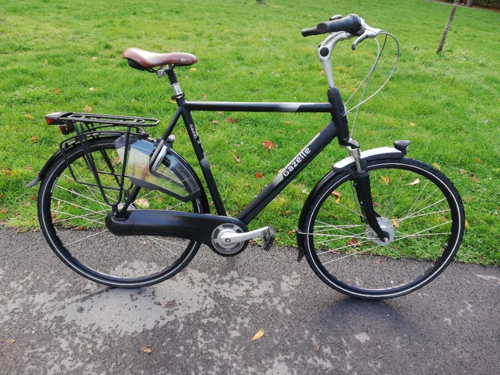 Gazelle herenfiets in perfecte staat, Fietsen en Brommers, Ophalen, Versnellingen, Zo goed als nieuw, 61 tot 65 cm
