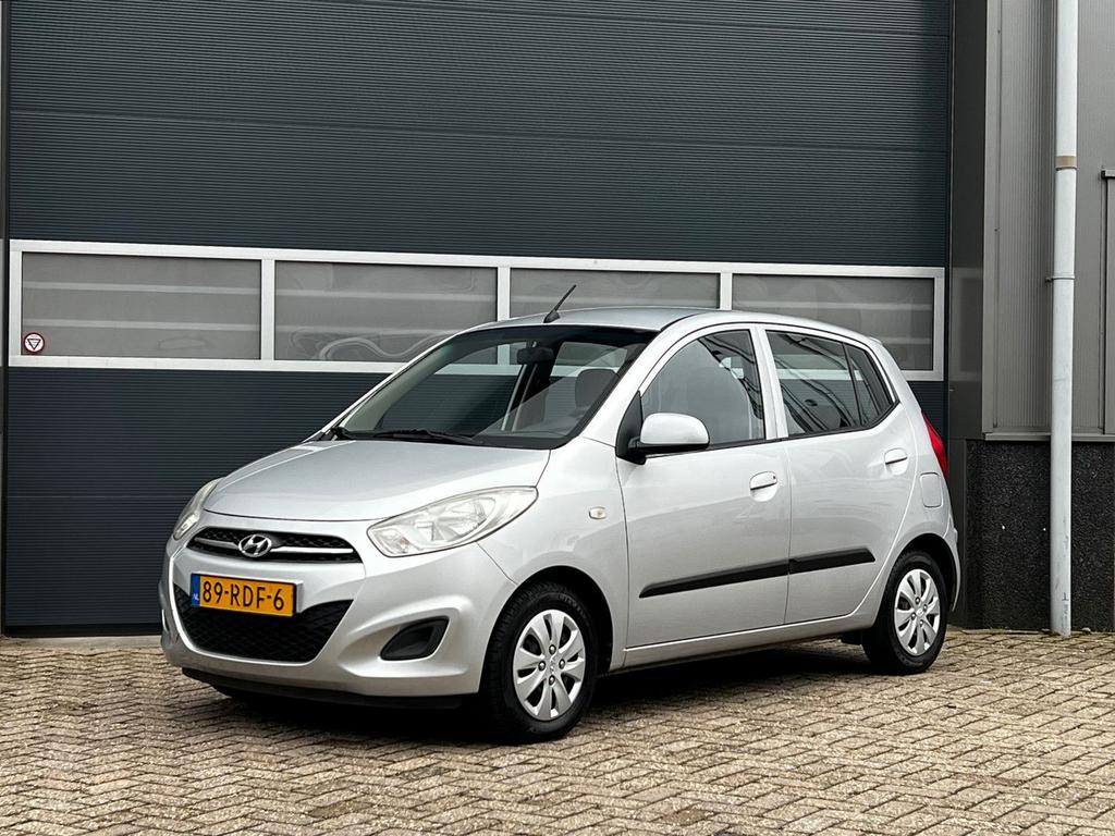 Hyundai i10 1.1 i-Drive Cool bj.2011 Airco|Radio cd|Nap., Auto's, 110 g/km, Handgeschakeld, Grijs, I10
