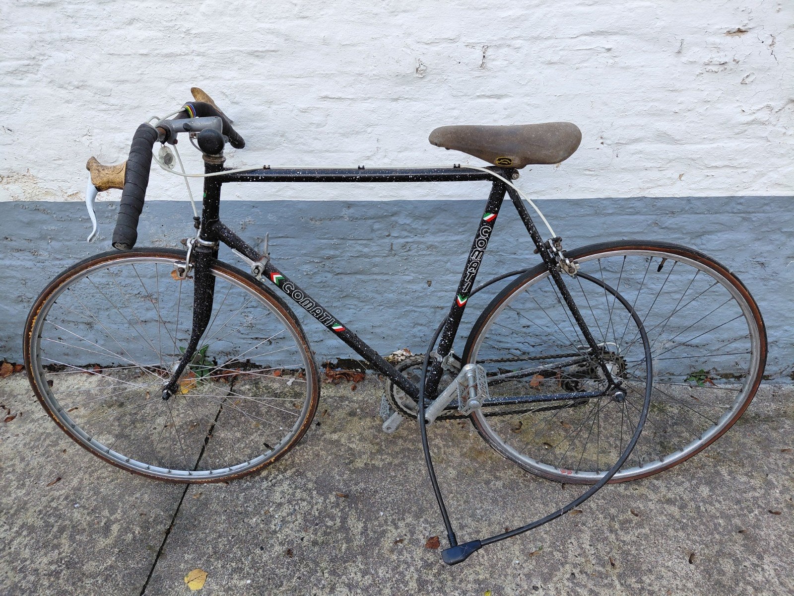Vintige koersfiets van het Belgisch merk Comati, Frein sur jante, Comati, Années 60 ou plus récent, Enlèvement