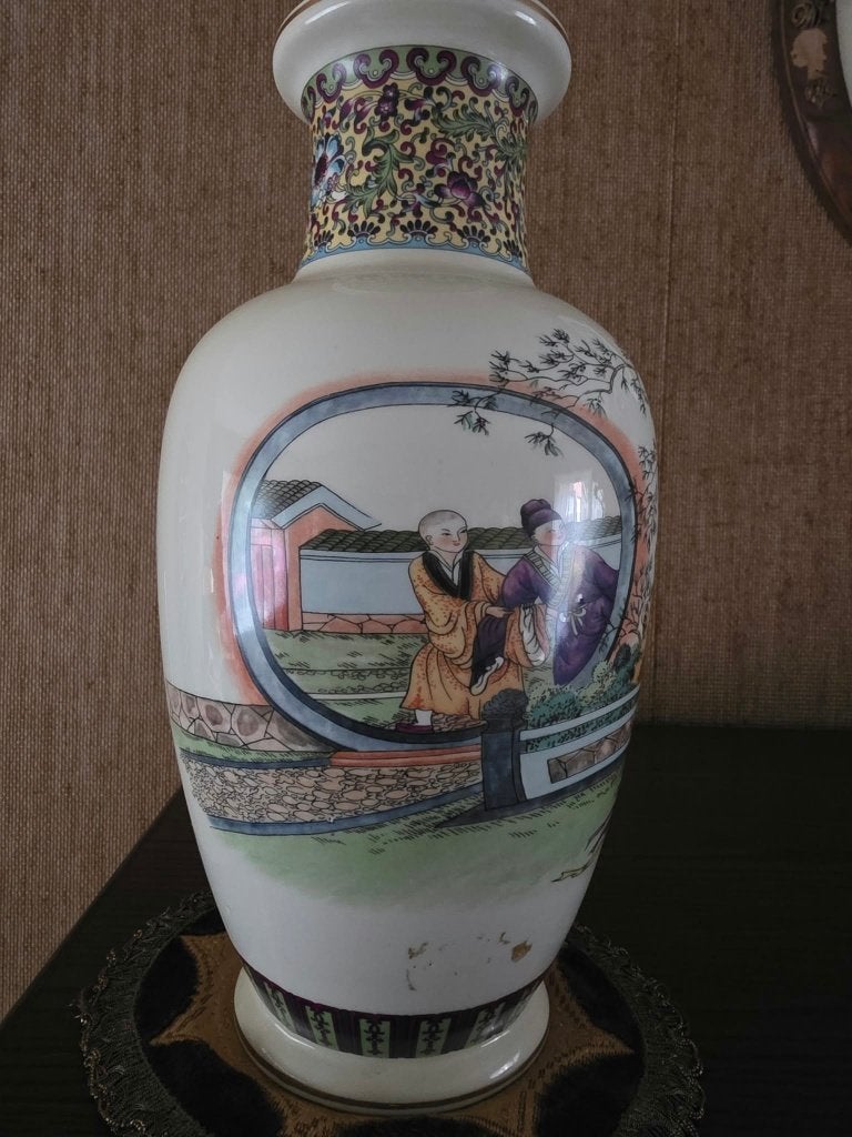 Chinese porseleinen vaas, Enlèvement