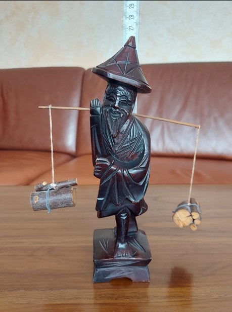 Oosters houtsnijwerk, Antiek en Kunst, Houtsnijwerk, Ophalen of Verzenden, 20 - 50 cm, Hout