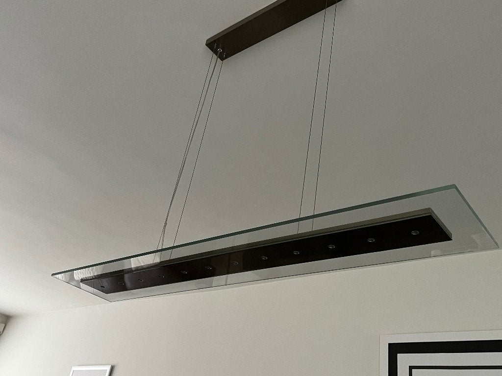 Design hanglamp, Huis en Inrichting, Lampen | Hanglampen, Ophalen, Gebruikt, Glas, Modern