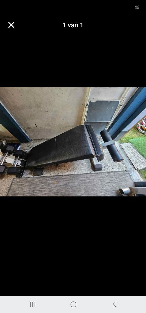Buikspier bench, Ophalen, Gebruikt, Buik