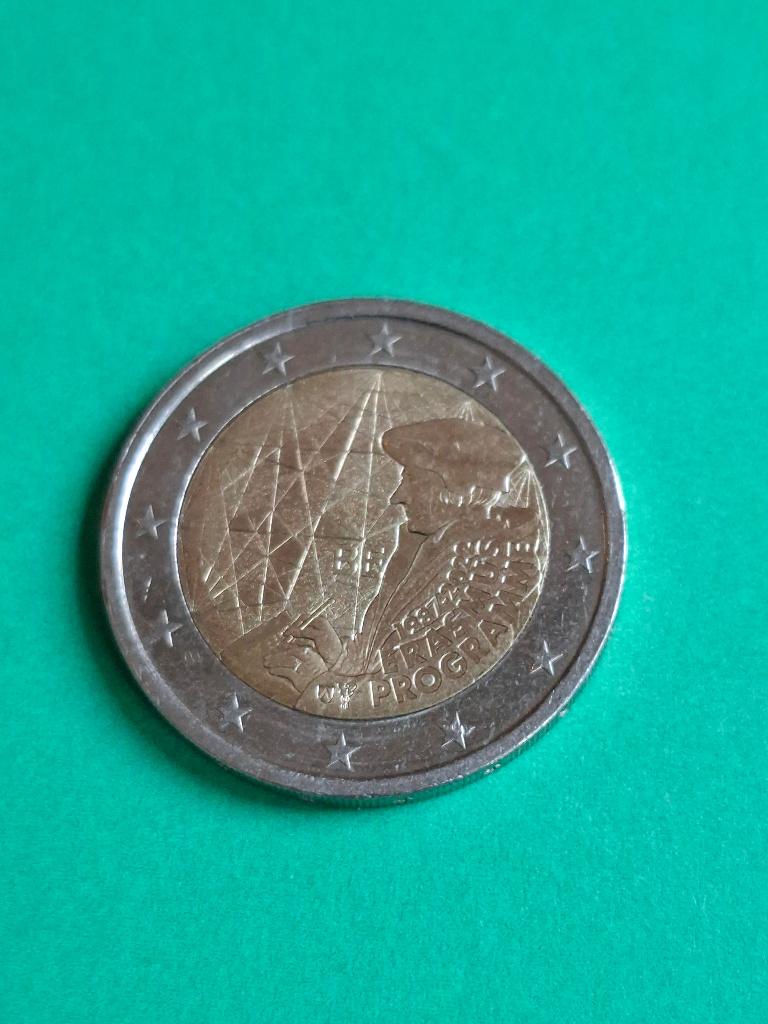 2022 België 2 euro 35 jaar Erasmus programma, schaars, Verzenden, Metaal, Losse munt