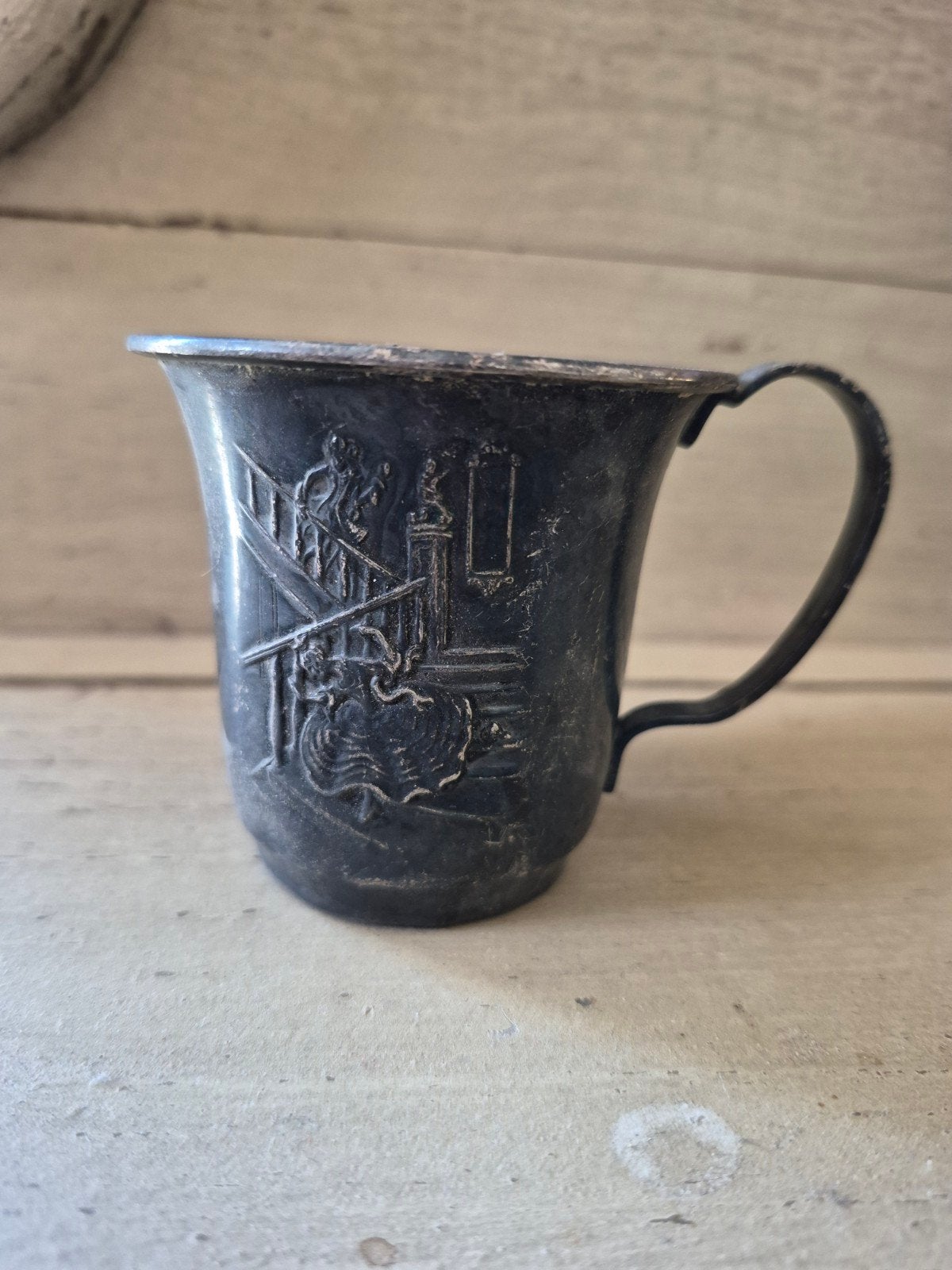Zeldzame verzilverde beker van GERO, Ophalen of Verzenden, Zilver