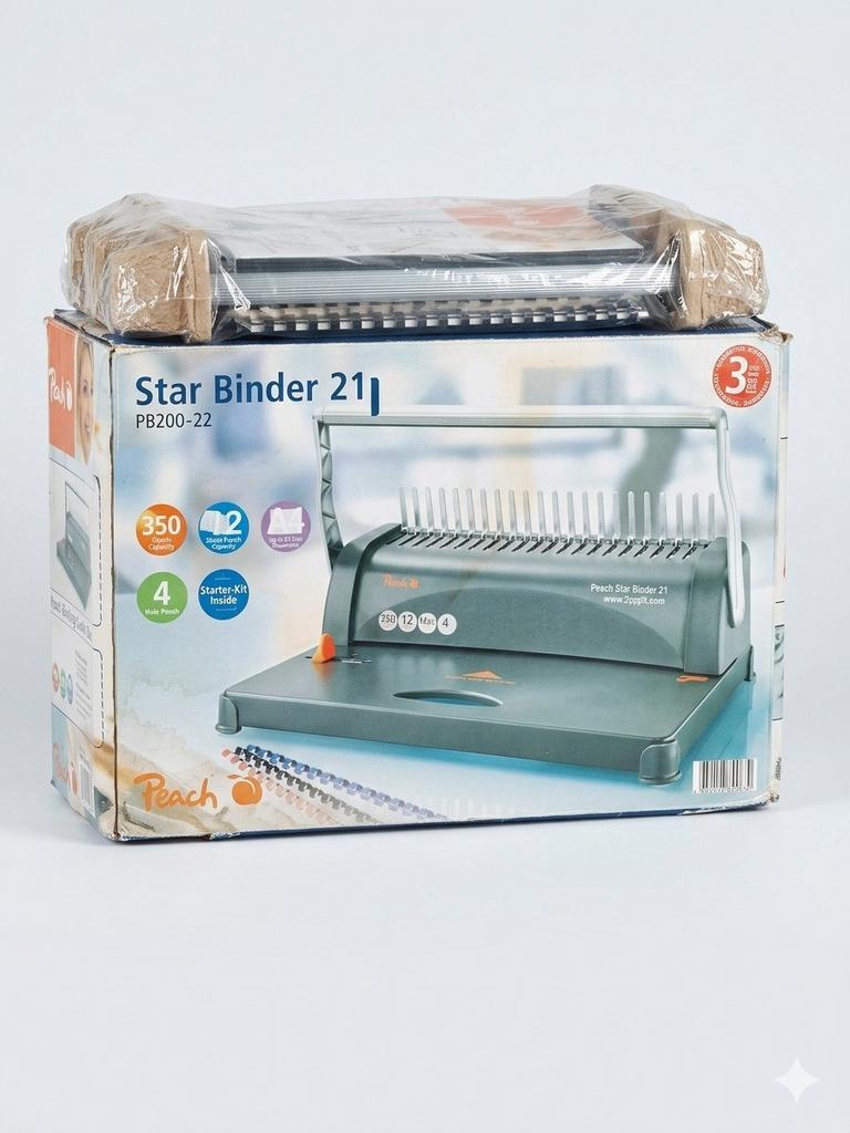 Relieuse à anneaux plastiques Star Binder 21, Enlèvement ou Envoi