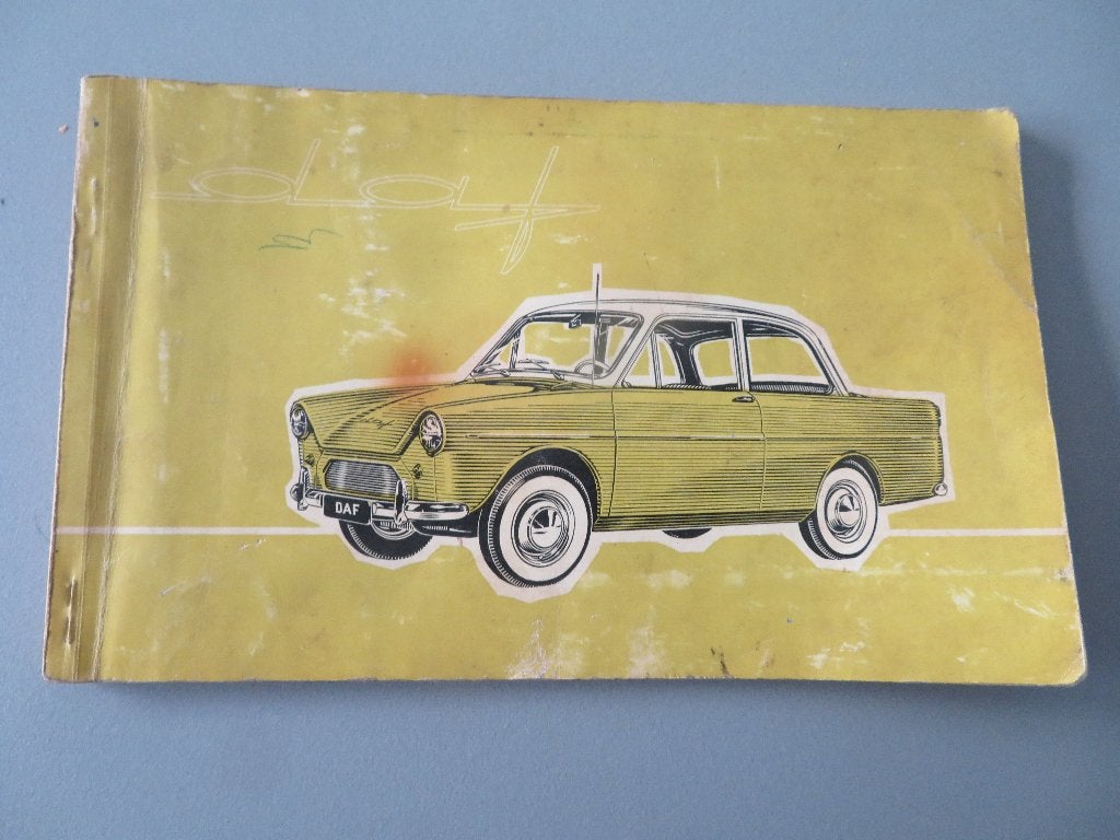 Manual Onderhoudsboekje DAF 600 auto Franstalig, Collections, Enlèvement ou Envoi, Comme neuf, Voitures