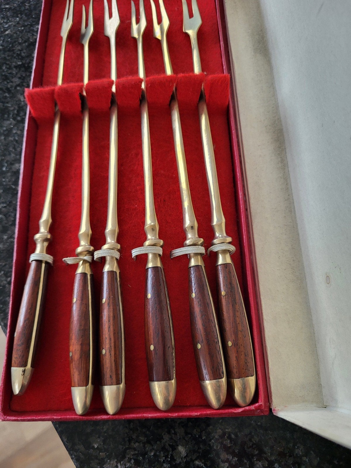vintage fondue set, Ophalen